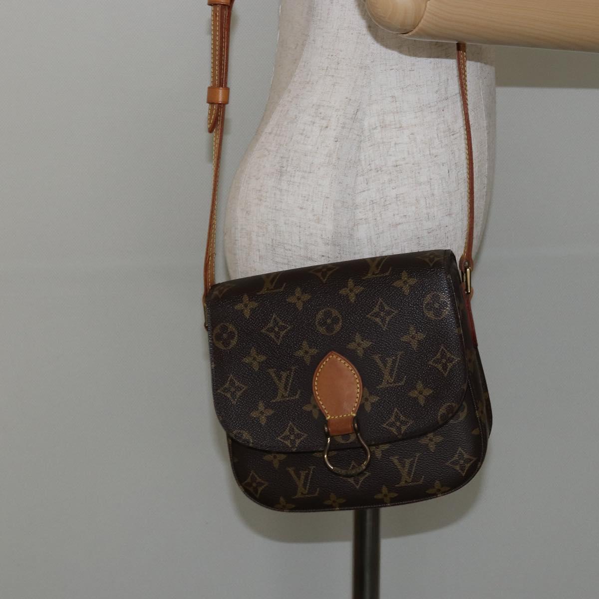 LOUIS VUITTON Monogram Saint Cloud MM Shoulder Bag M51243 LV Auth ep10974