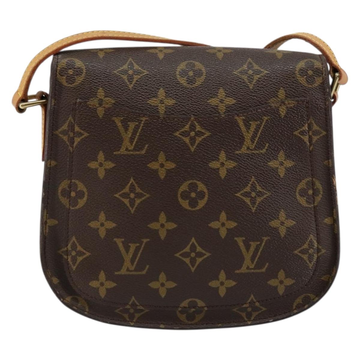 LOUIS VUITTON Monogram Saint Cloud MM Shoulder Bag M51243 LV Auth ep10974