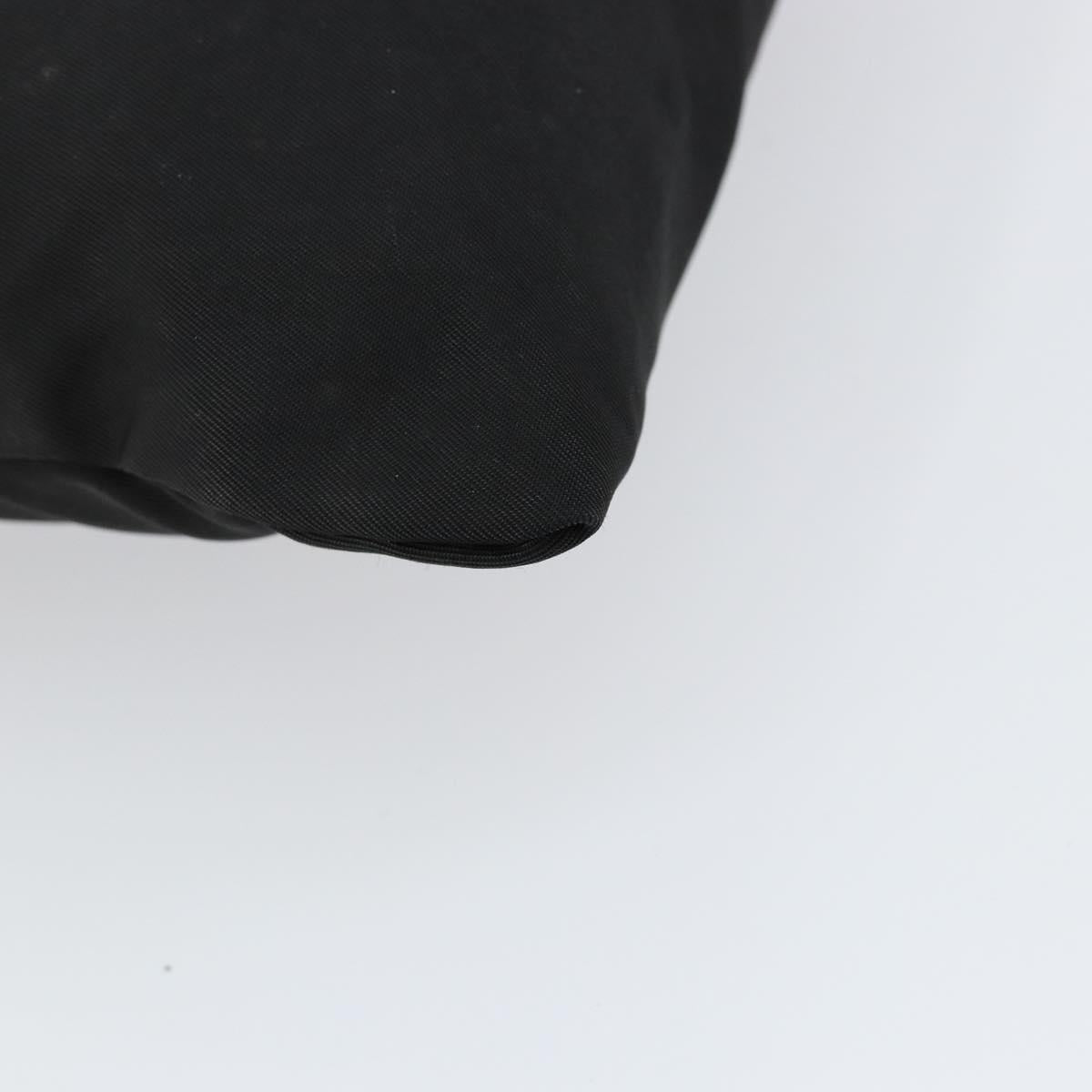 PRADA Shoulder Bag Nylon Black Silver Auth ep10975