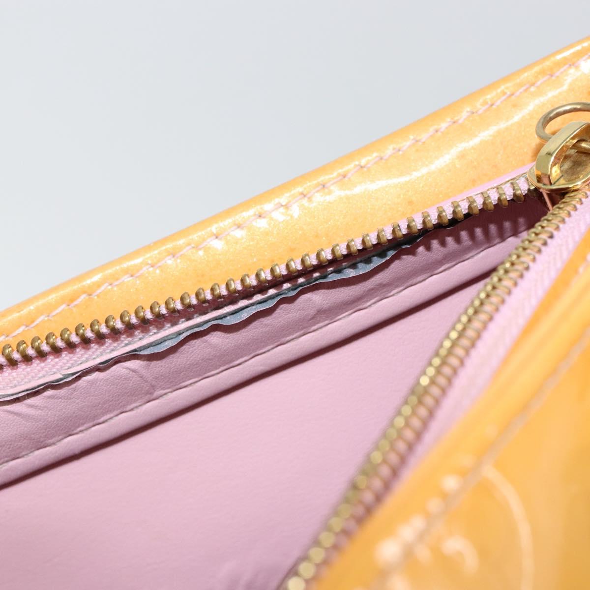 LOUIS VUITTON Monogram Vernis Houston Hand Bag Pink M91302 LV Auth ep10978