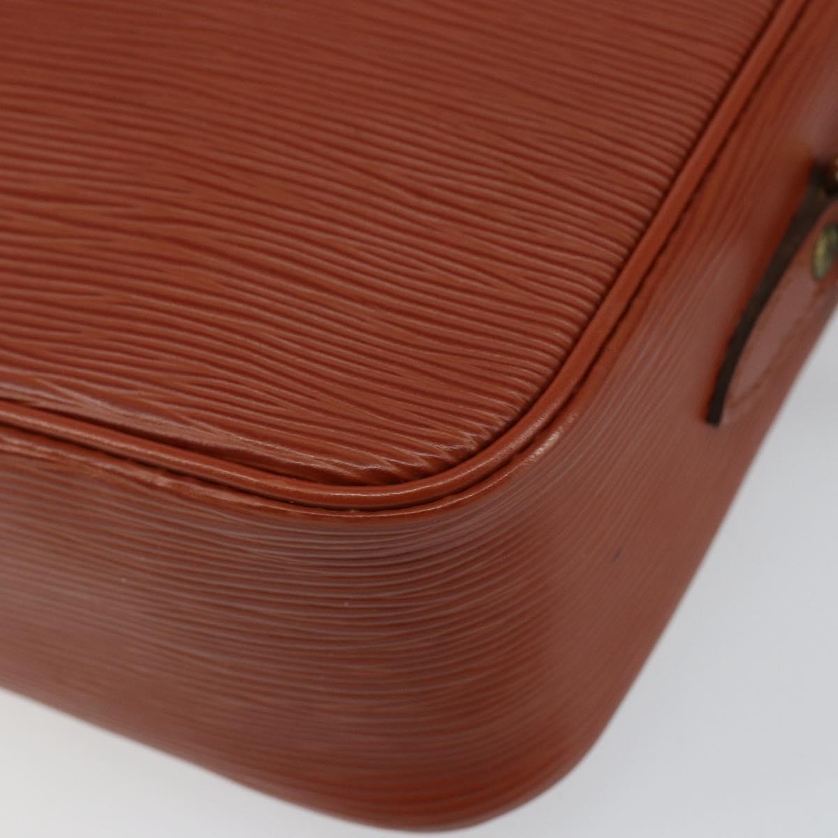 LOUIS VUITTON Epi Trocadero 27 Shoulder Bag Brown M52313 LV Auth ep10982