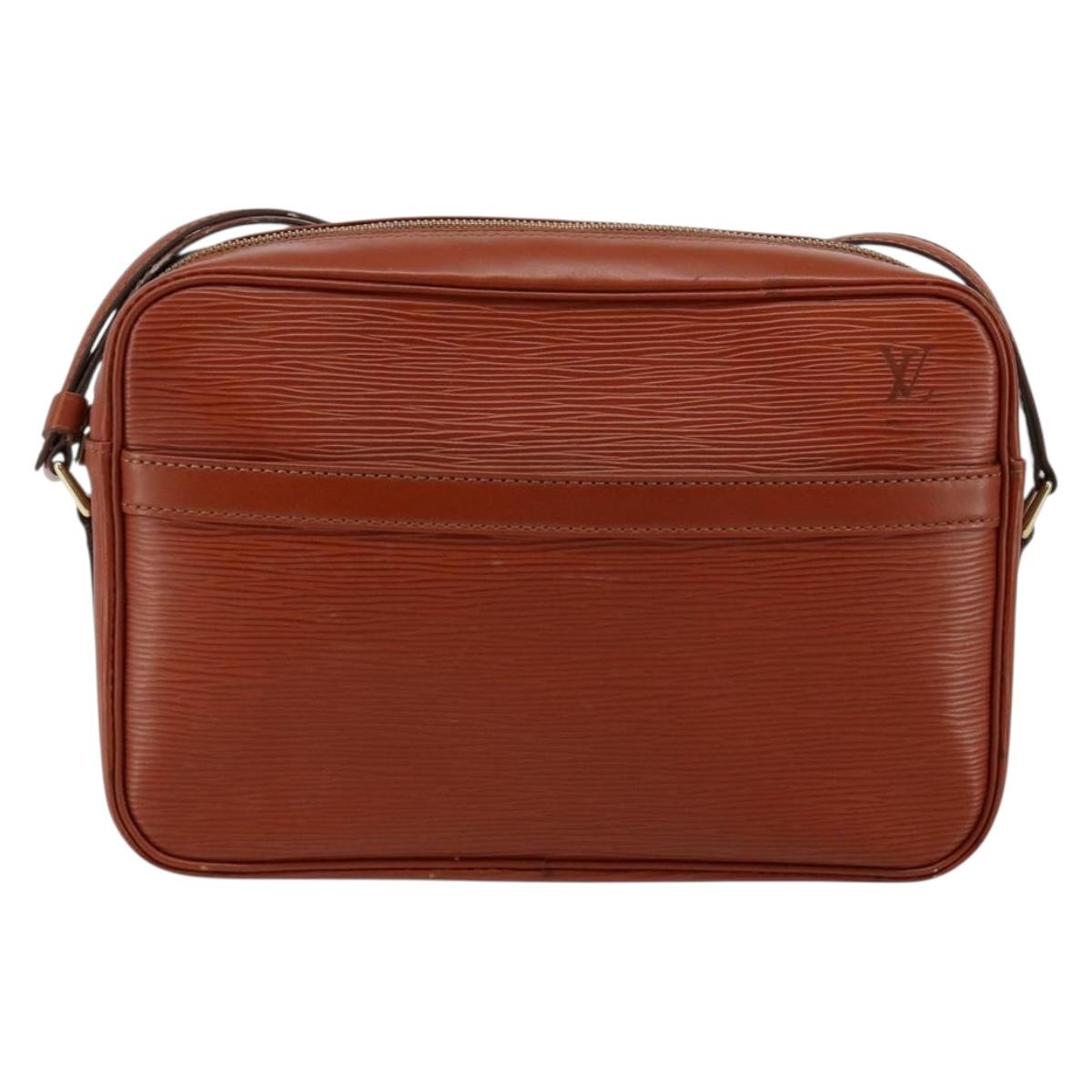 LOUIS VUITTON Epi Trocadero 27 Shoulder Bag Brown M52313 LV Auth ep10982