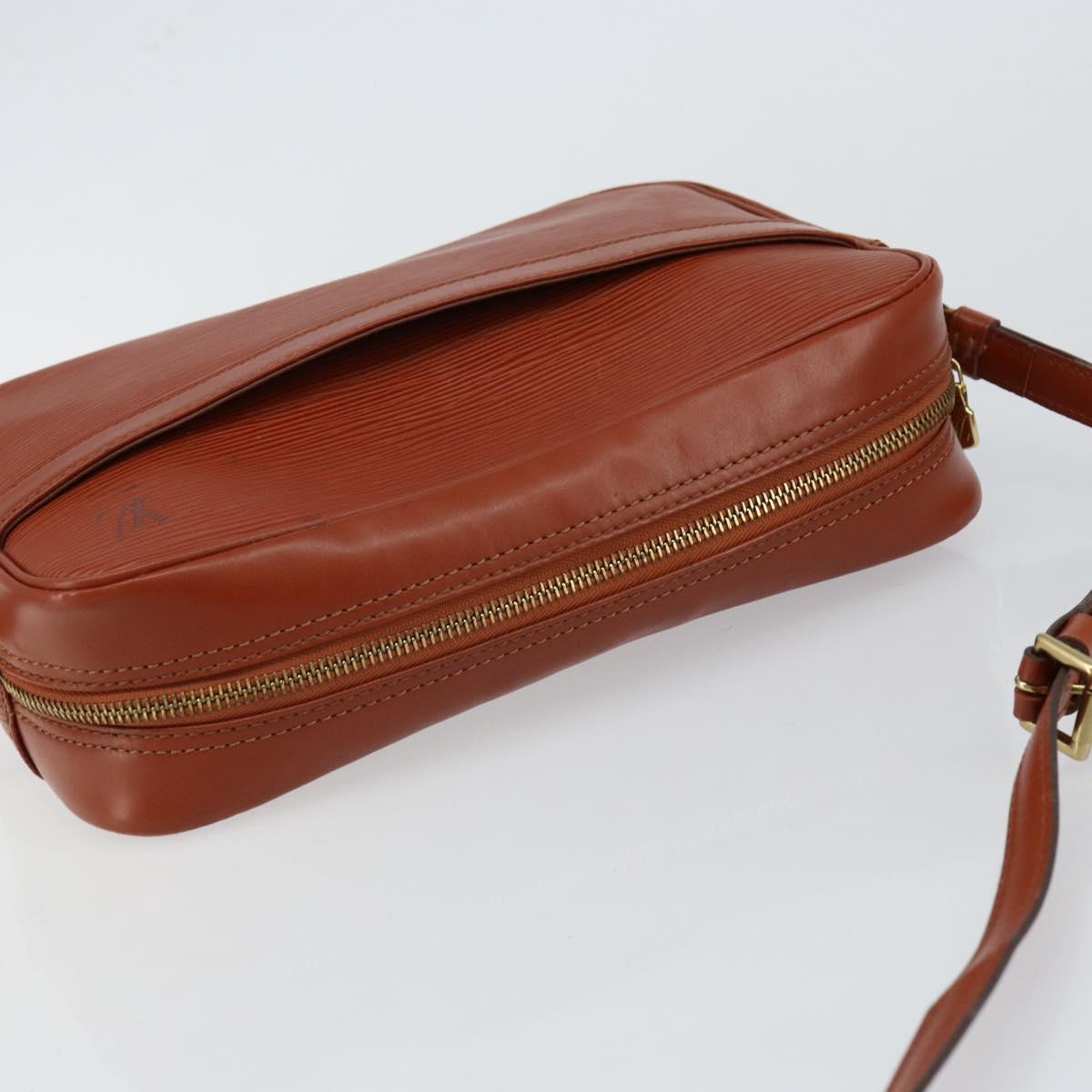 LOUIS VUITTON Epi Trocadero 27 Shoulder Bag Brown M52313 LV Auth ep10982