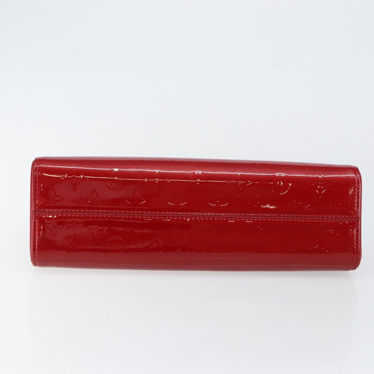 LOUIS VUITTON Monogram Vernis Roxbury Drive Bag 2way Red M91987 LV Auth ep10983