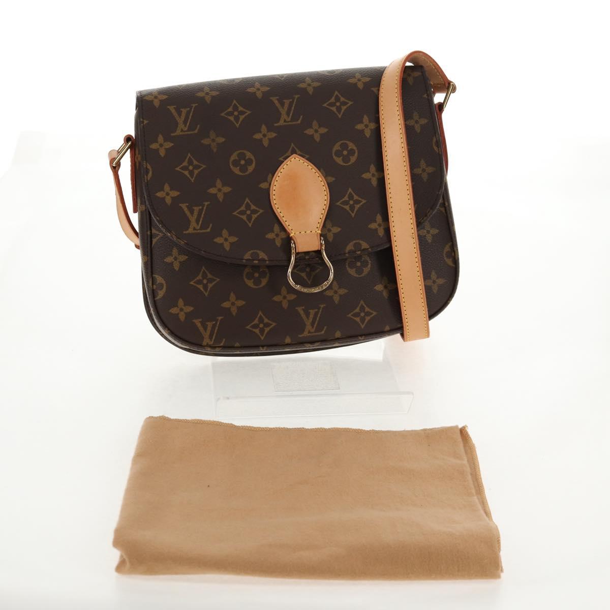 LOUIS VUITTON Monogram Saint Cloud GM Shoulder Bag M51242 LV Auth ep10998V