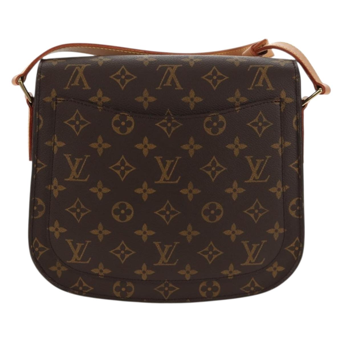 LOUIS VUITTON Monogram Saint Cloud GM Shoulder Bag M51242 LV Auth ep10998A
