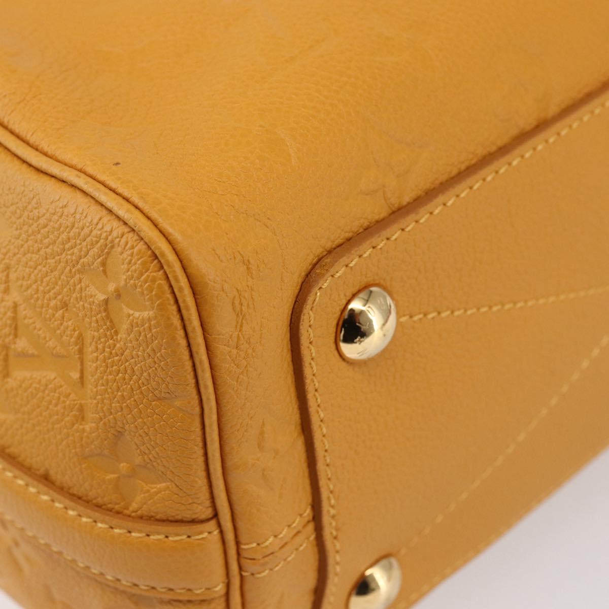 LOUIS VUITTON Empreinte Speedy Bandouliere 25 Bag Saffron M40904 LV Auth ep10999