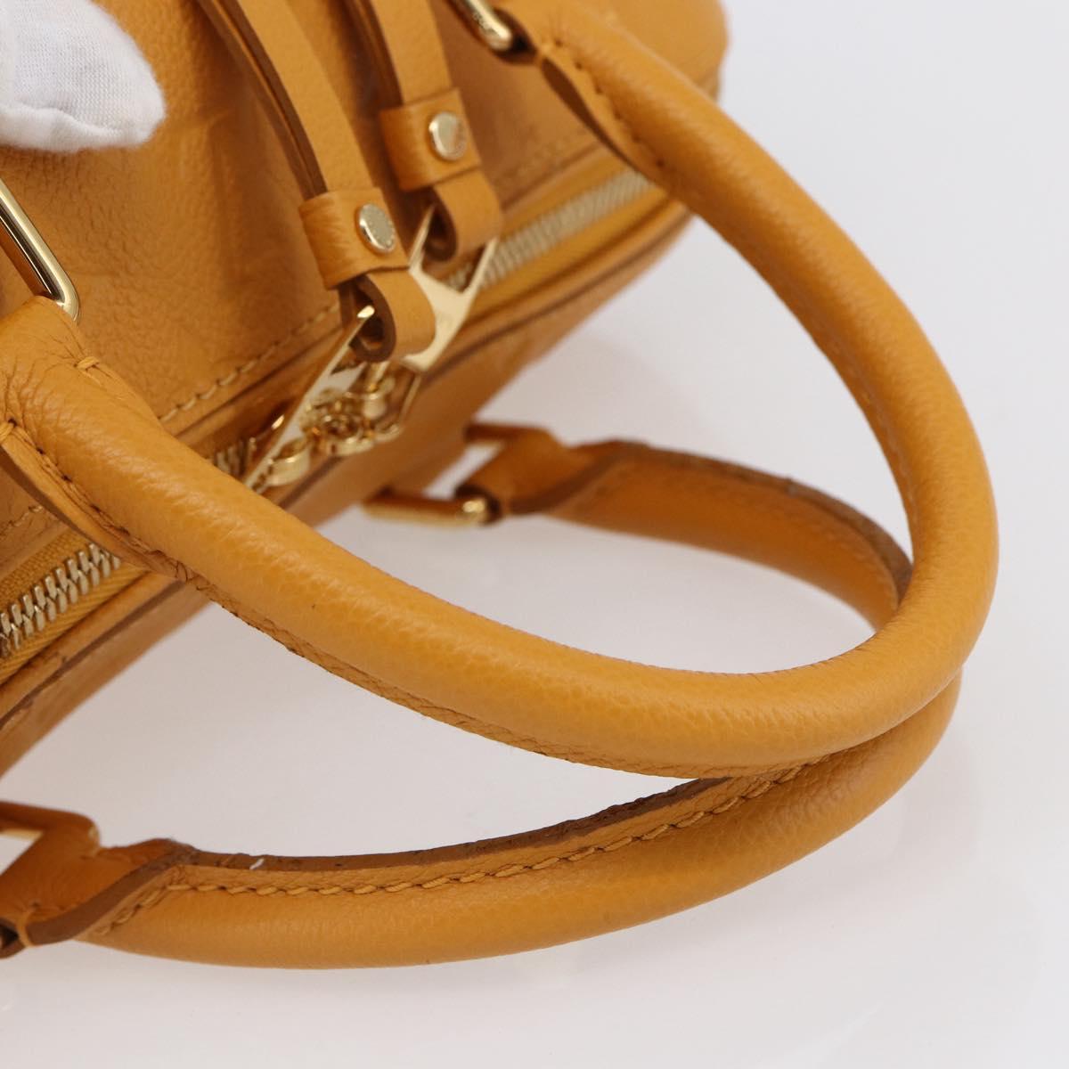 LOUIS VUITTON Empreinte Speedy Bandouliere 25 Bag Saffron M40904 LV Auth ep10999