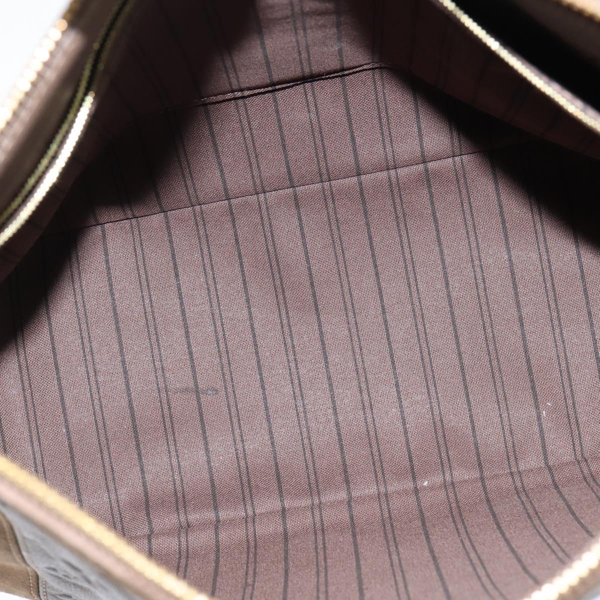 LOUIS VUITTON Monogram Empreinte Audacieuse GM Shoulder Bag Tail LV Auth ep11001