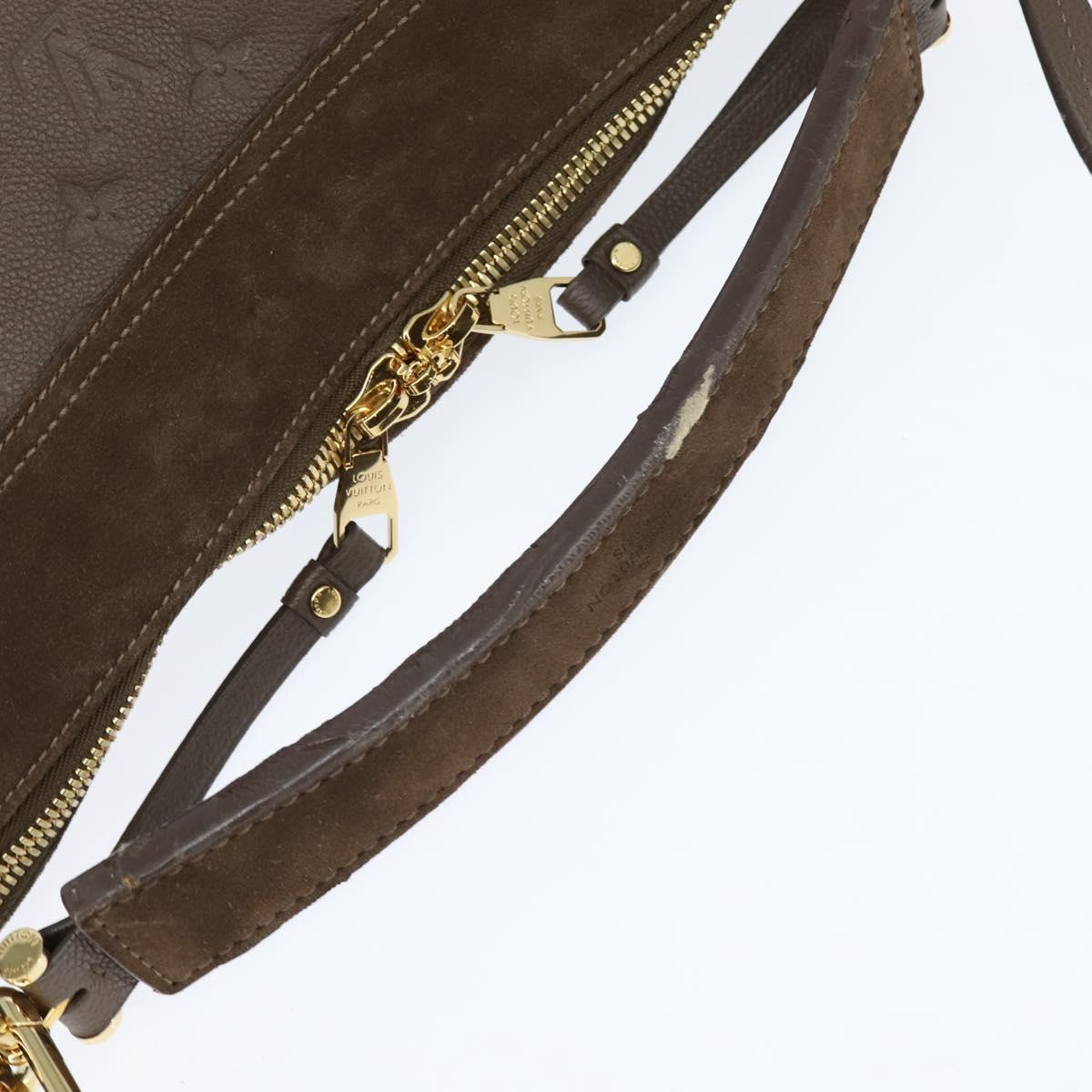 LOUIS VUITTON Monogram Empreinte Audacieuse GM Shoulder Bag Tail LV Auth ep11001