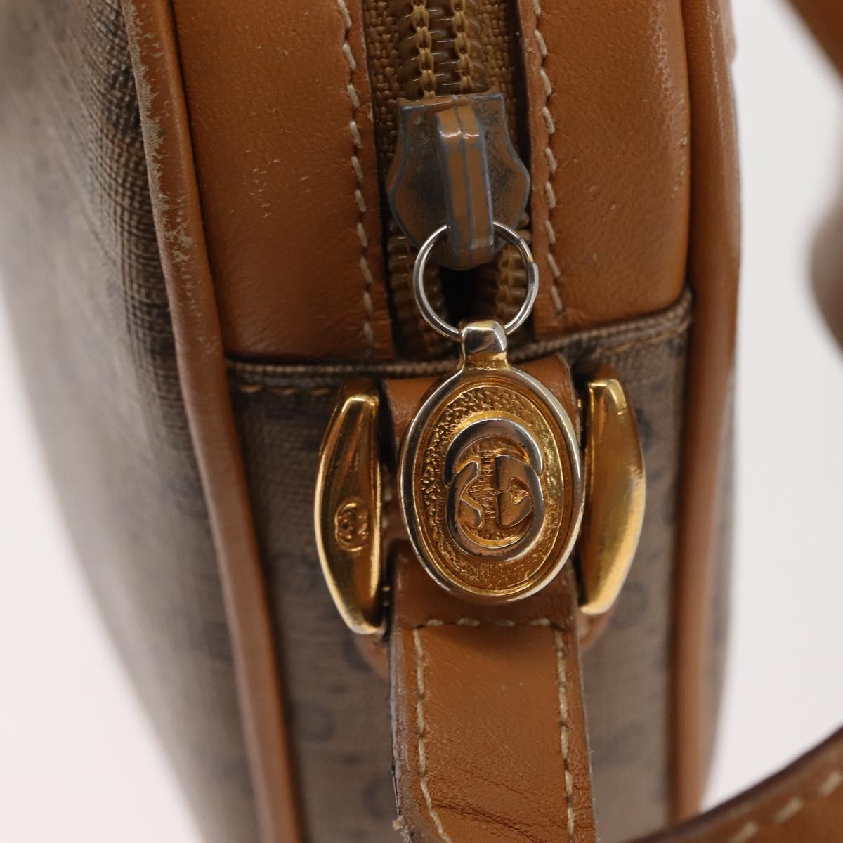 GUCCI Micro GG Supreme Shoulder Bag PVC Beige Gold 007 904 0095 Auth ep11014