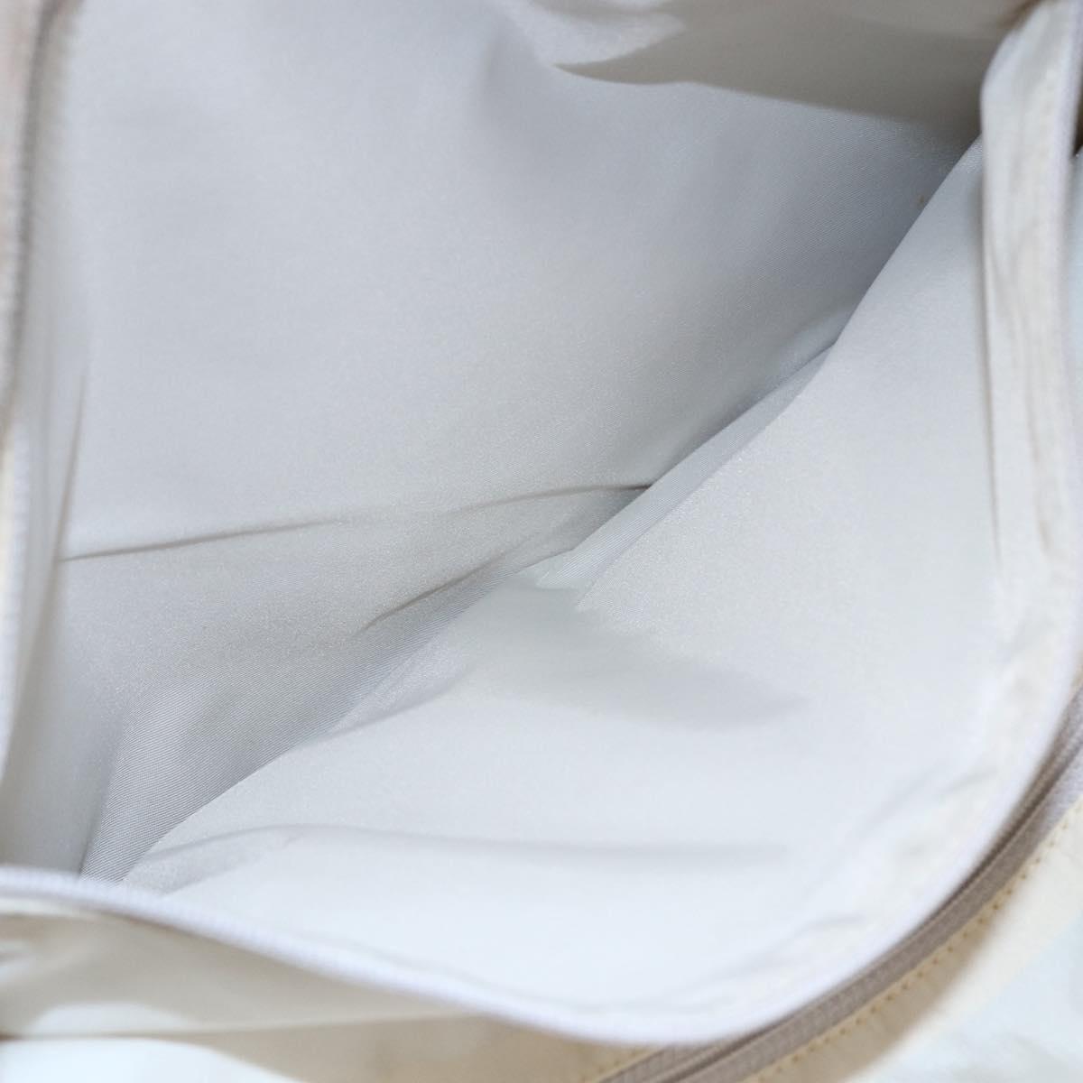 CHANEL New Wave Tote Bag Canvas Pink Silver CC Auth ep11016