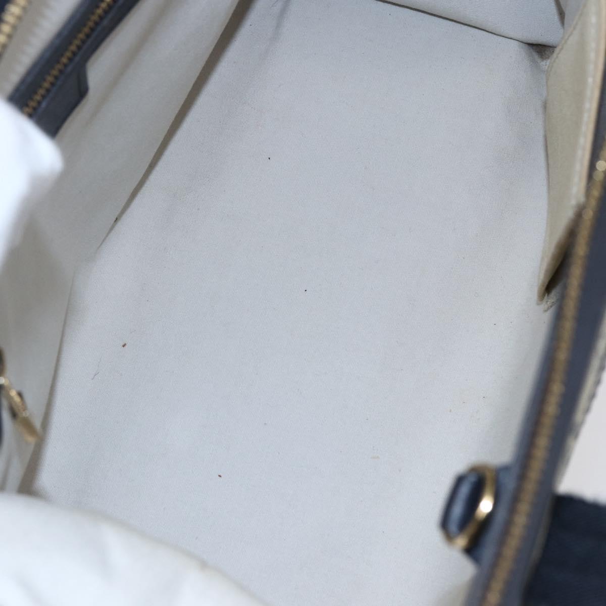 LOUIS VUITTON Monogram Mini Josephine PM Hand Bag Blue M92049 LV Auth ep11021