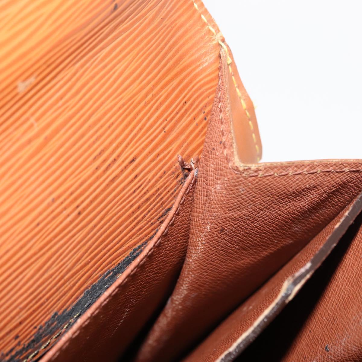 LOUIS VUITTON Epi Serviette Conseiller Briefcase Brown M54423 LV Auth ep11024