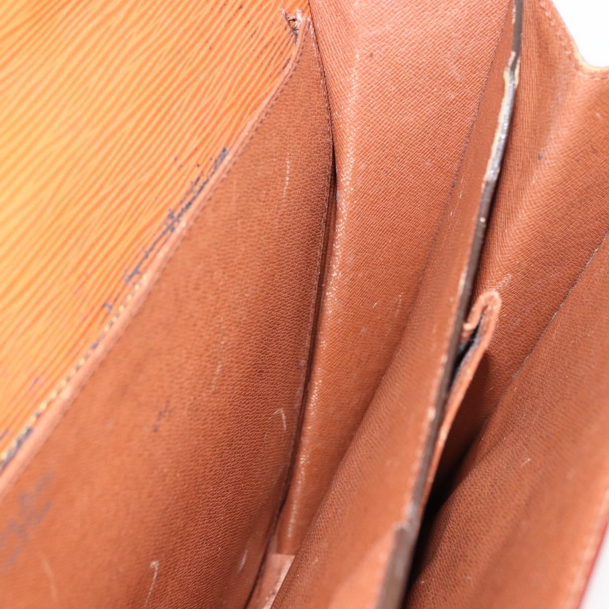 LOUIS VUITTON Epi Serviette Conseiller Briefcase Brown M54423 LV Auth ep11024