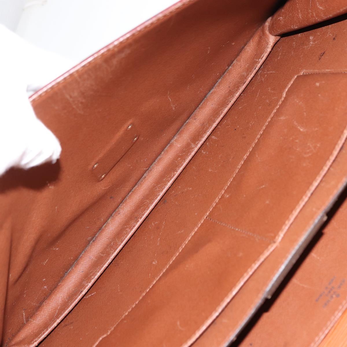 LOUIS VUITTON Epi Serviette Conseiller Briefcase Brown M54423 LV Auth ep11024