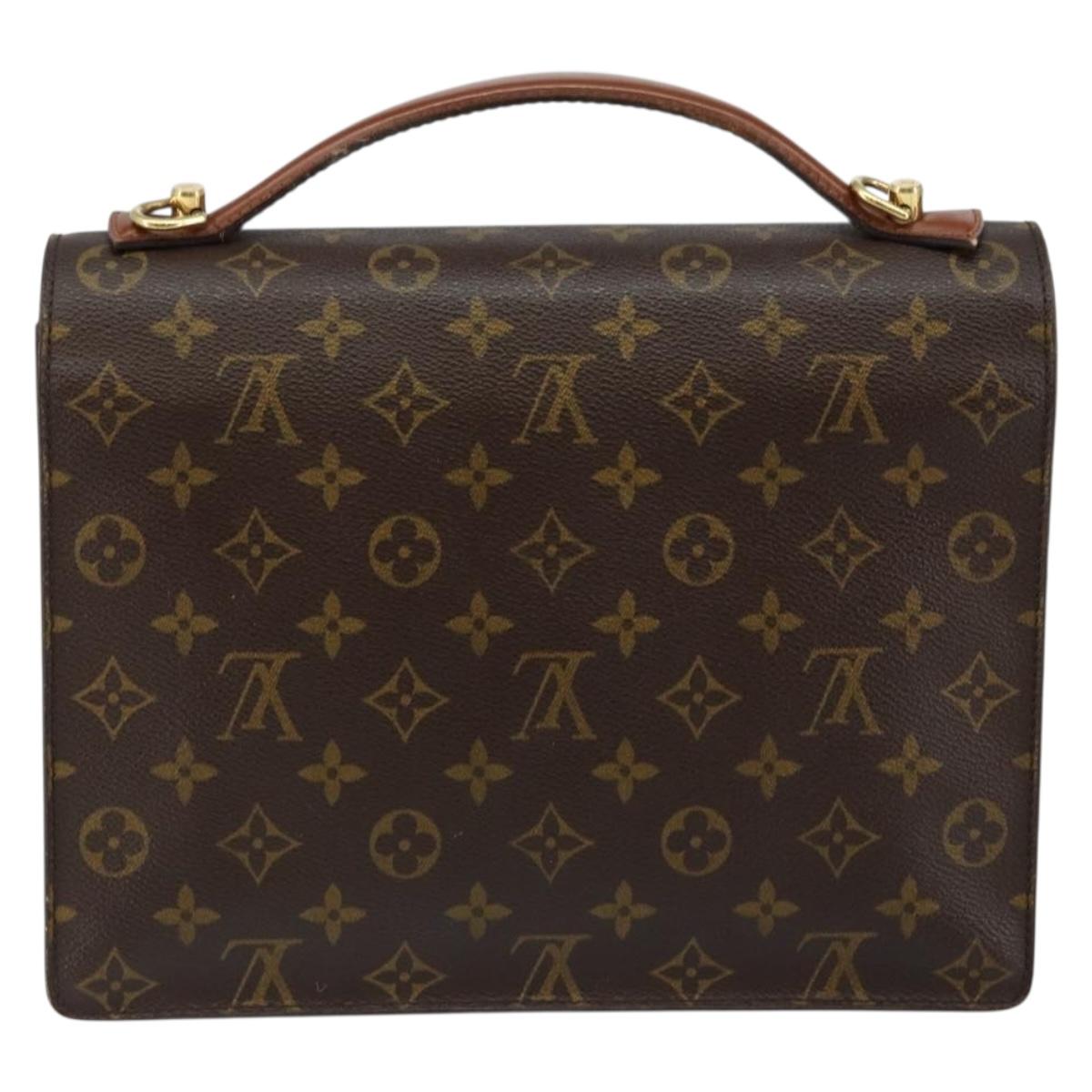 LOUIS VUITTON Monogram Monceau 28 Hand Bag M51185 LV Auth ep11025
