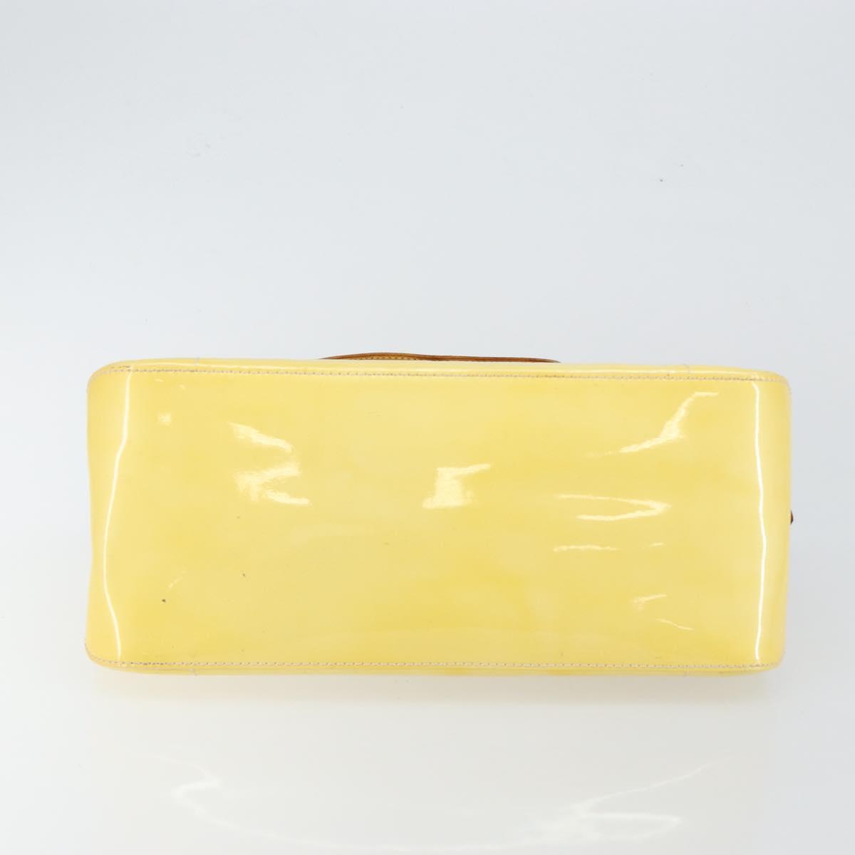 LOUIS VUITTON Monogram Vernis Rosewood Avenue Hand Bag Perle M93508 Auth ep11026