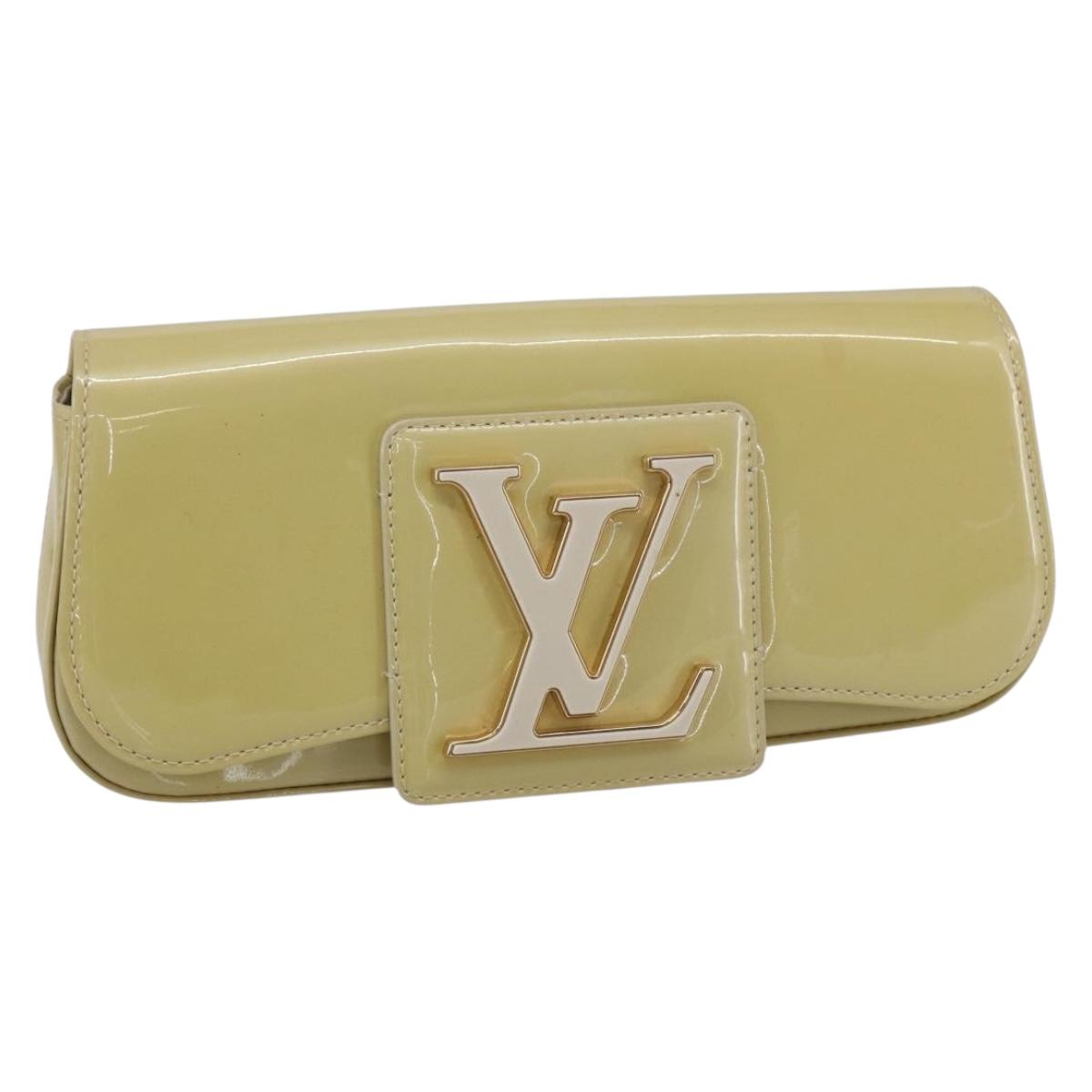 LOUIS VUITTON Monogram Vernis Pochette Sobie Bag Broncorail M93489 Auth ep11027A