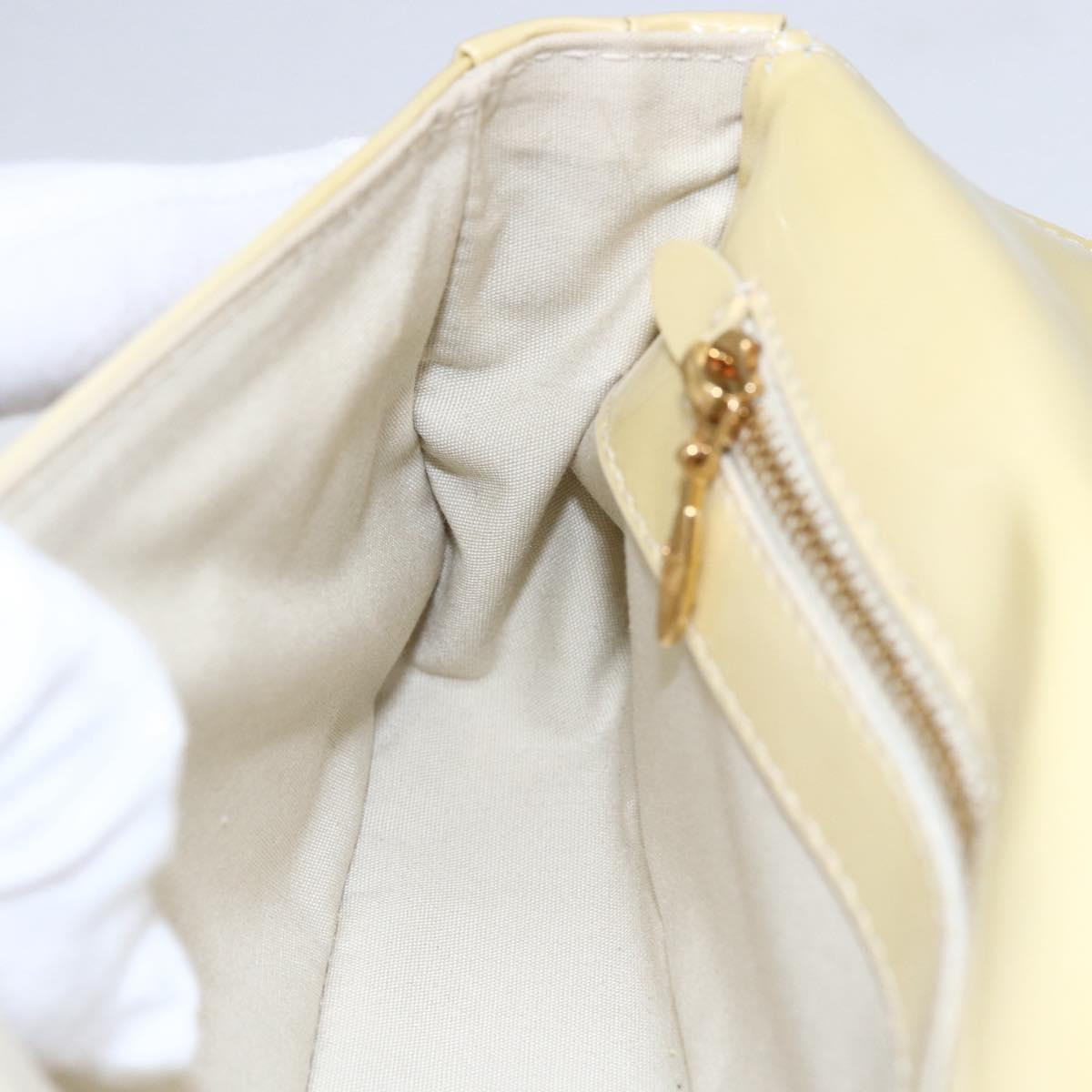 LOUIS VUITTON Monogram Vernis Pochette Sobie Bag Broncorail M93489 Auth ep11027A