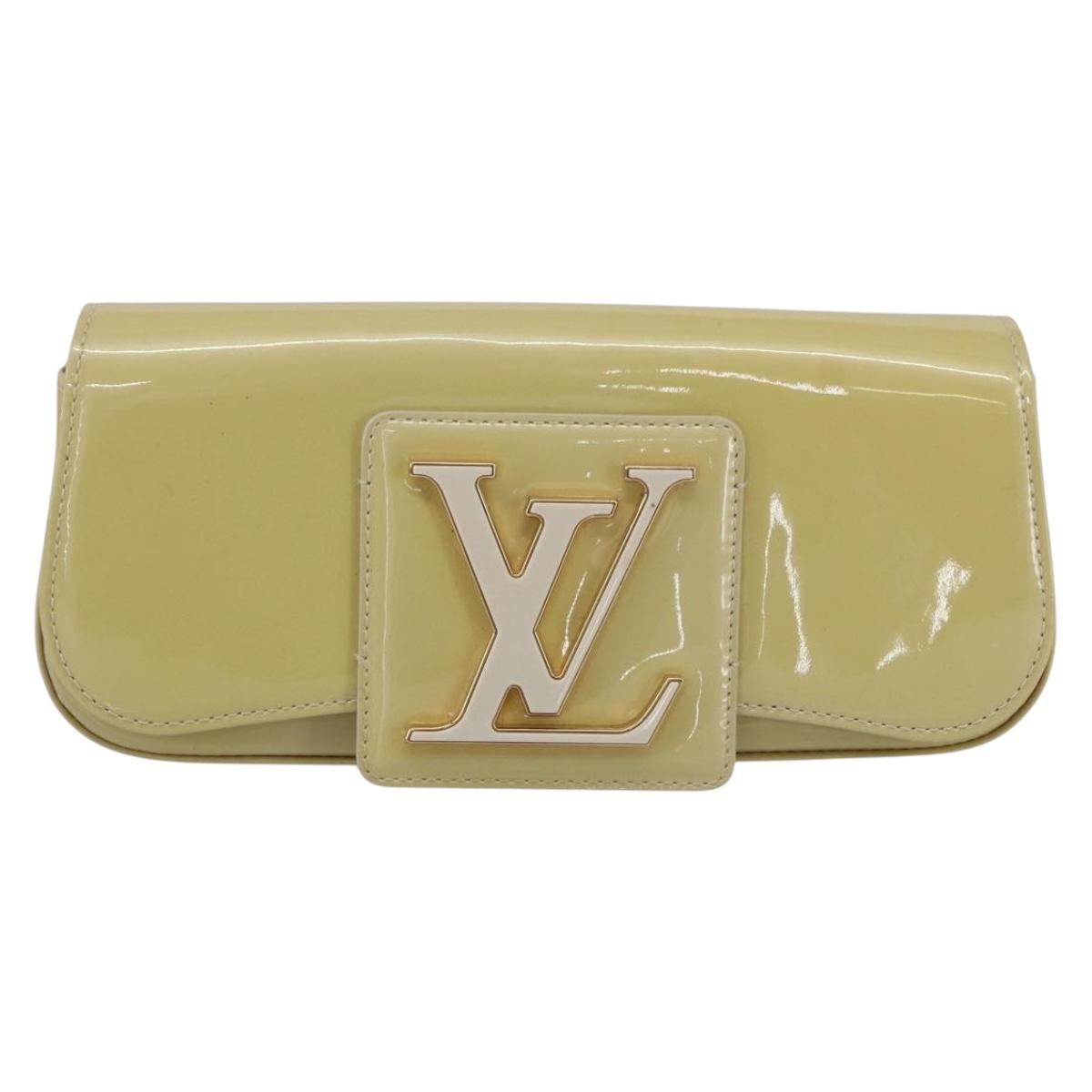 LOUIS VUITTON Monogram Vernis Pochette Sobie Bag Broncorail M93489 Auth ep11027A