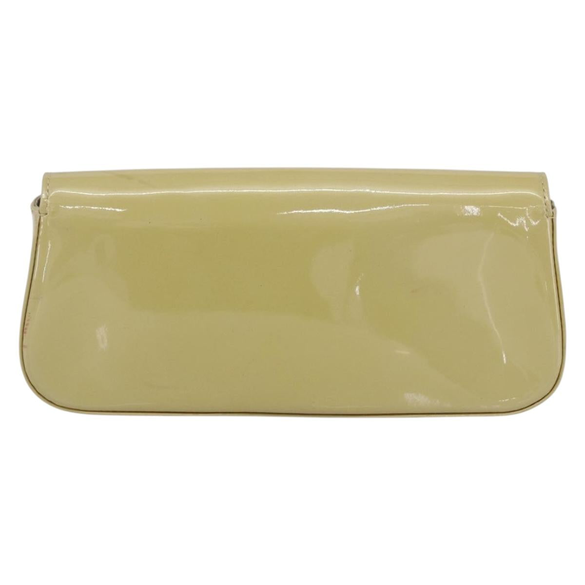 LOUIS VUITTON Monogram Vernis Pochette Sobie Bag Broncorail M93489 Auth ep11027A