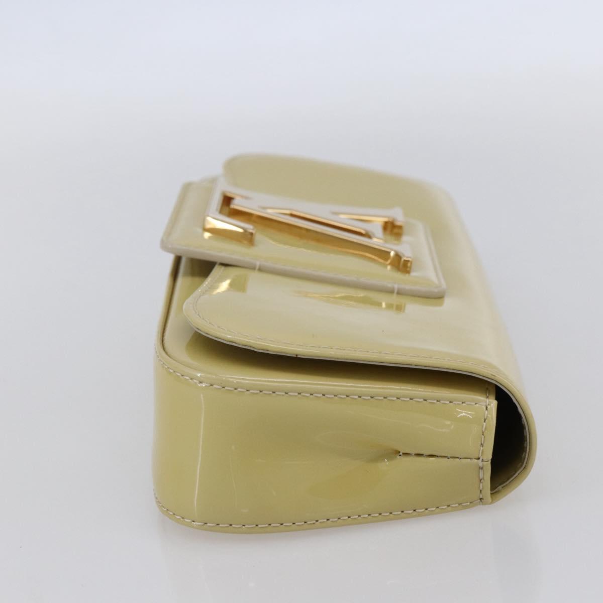 LOUIS VUITTON Monogram Vernis Pochette Sobie Bag Broncorail M93489 Auth ep11027A