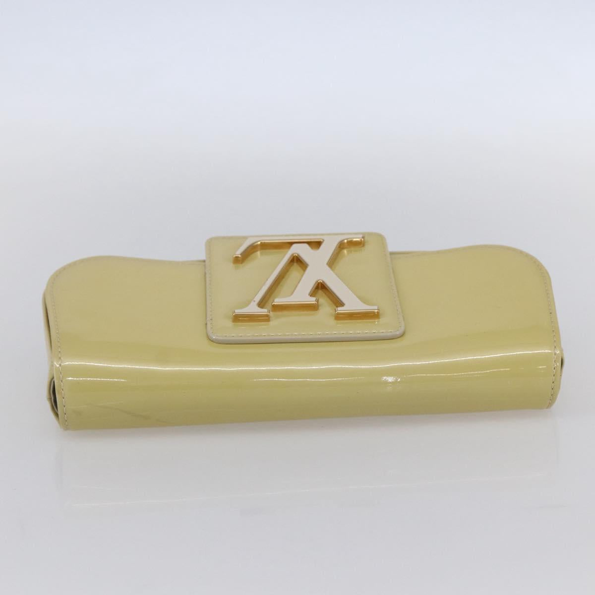 LOUIS VUITTON Monogram Vernis Pochette Sobie Bag Broncorail M93489 Auth ep11027A