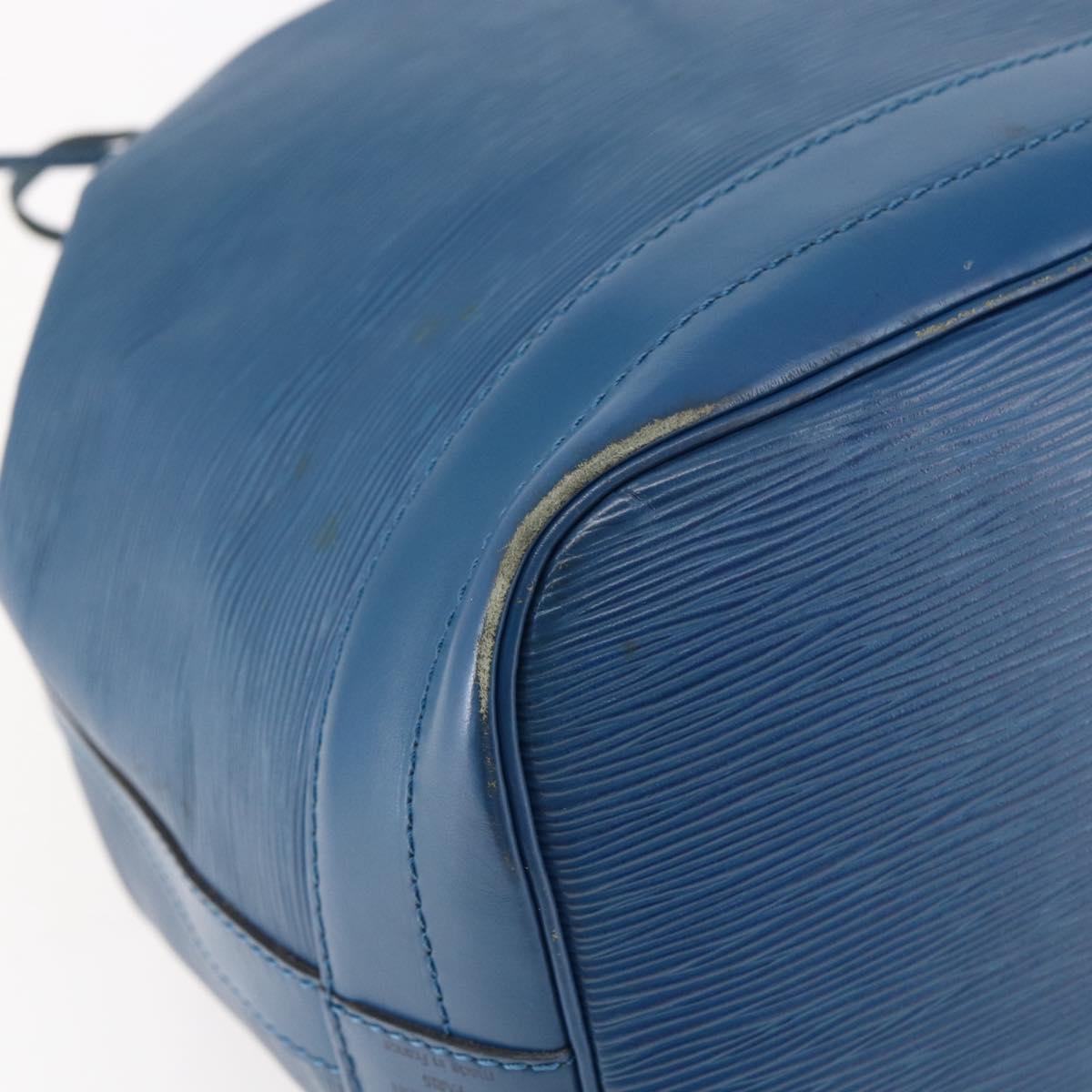LOUIS VUITTON Epi Noe Shoulder Bag Toledo Blue M44005 LV Auth ep11028