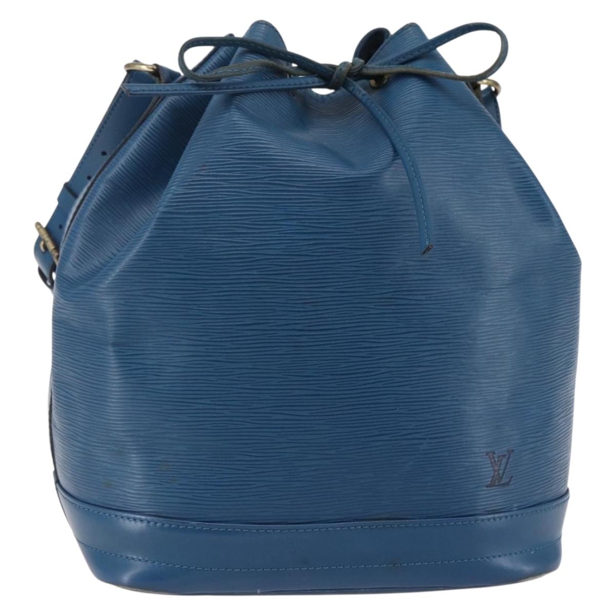 LOUIS VUITTON Epi Noe Shoulder Bag Toledo Blue M44005 LV Auth ep11028