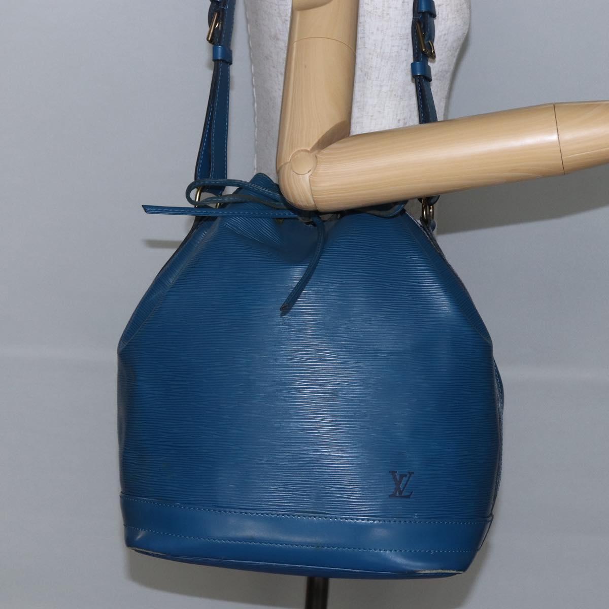 LOUIS VUITTON Epi Noe Shoulder Bag Toledo Blue M44005 LV Auth ep11028