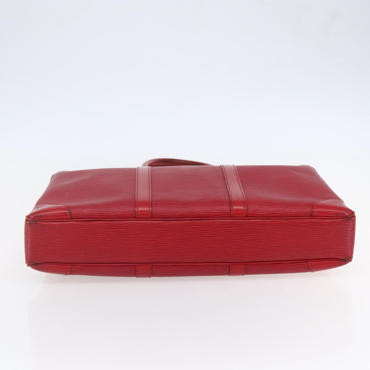 LOUIS VUITTON Epi Porte Documents Voyage Business Bag Red M54477 LV Auth ep11029