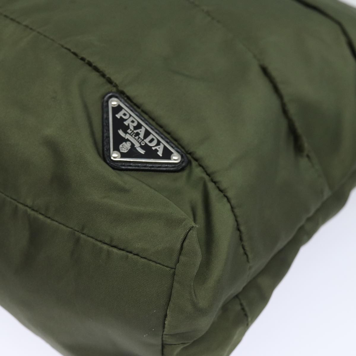 PRADA Hand Bag Nylon 2way Shoulder Bag Green Auth ep1103