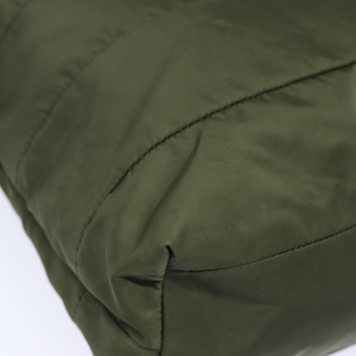 PRADA Hand Bag Nylon 2way Shoulder Bag Green Auth ep1103