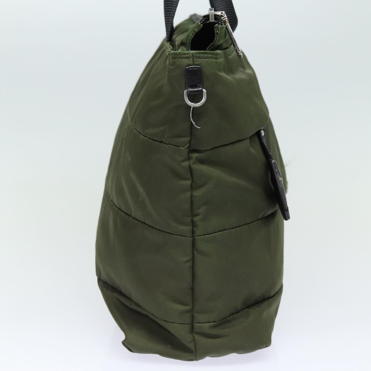 PRADA Hand Bag Nylon 2way Shoulder Bag Green Auth ep1103