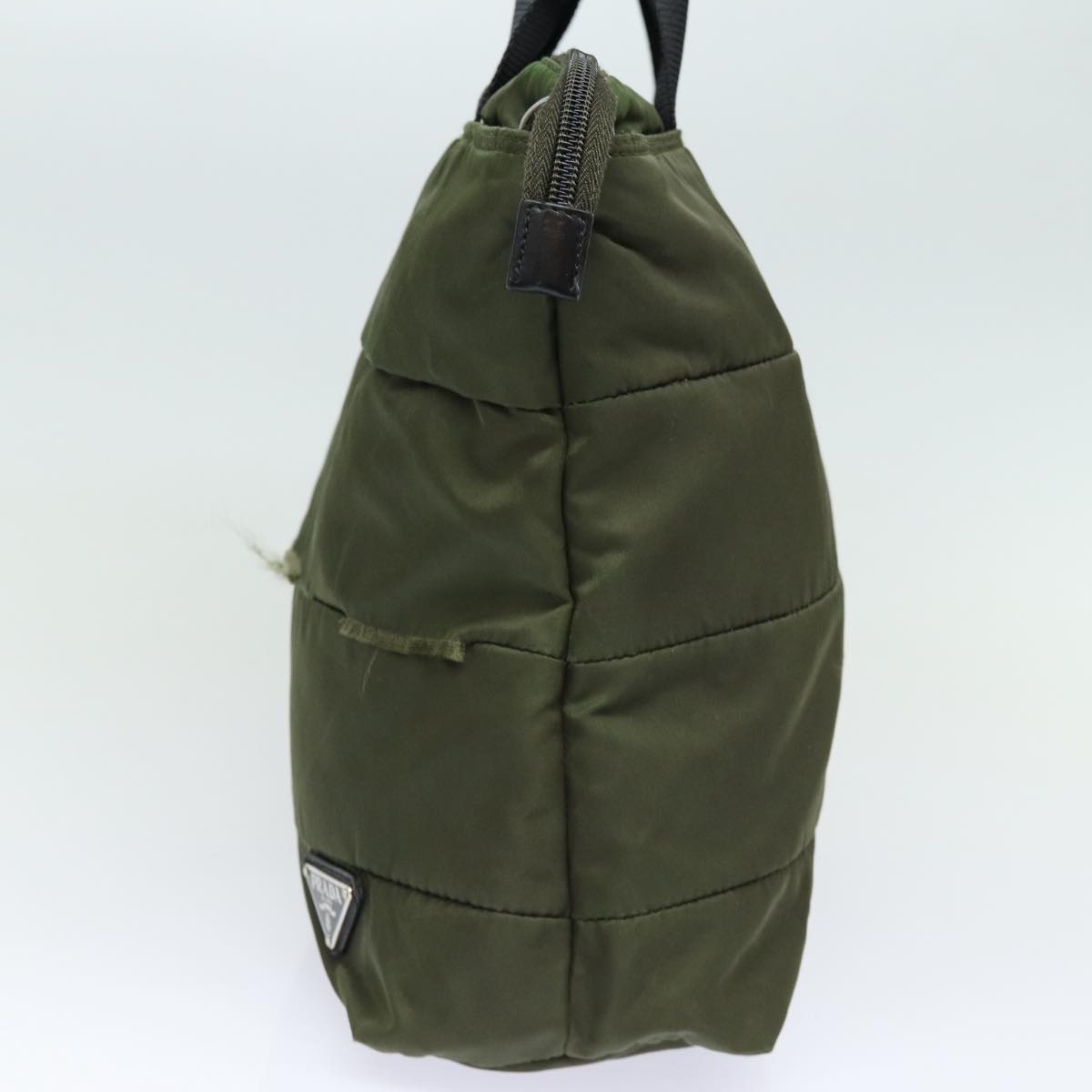 PRADA Hand Bag Nylon 2way Shoulder Bag Green Auth ep1103