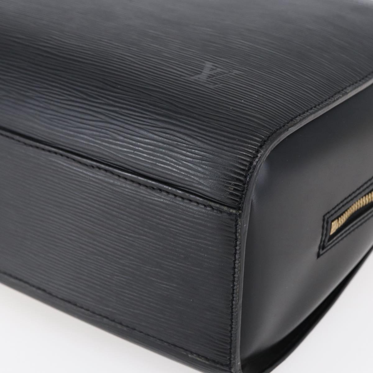 LOUIS VUITTON Epi Sorbonne Business Bag Black M54512 LV Auth ep11032