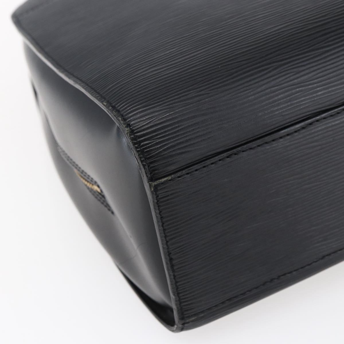 LOUIS VUITTON Epi Sorbonne Business Bag Black M54512 LV Auth ep11032
