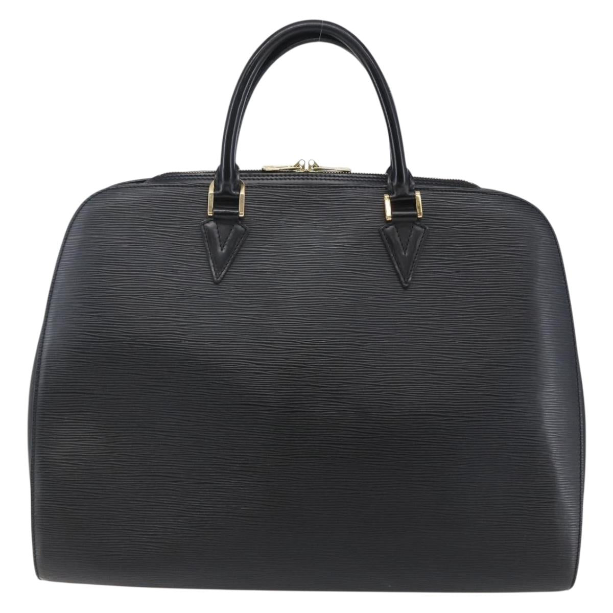 LOUIS VUITTON Epi Sorbonne Business Bag Black M54512 LV Auth ep11032