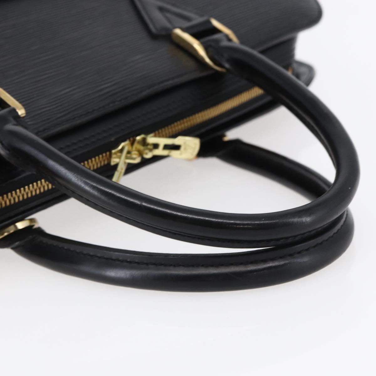 LOUIS VUITTON Epi Sorbonne Business Bag Black M54512 LV Auth ep11032