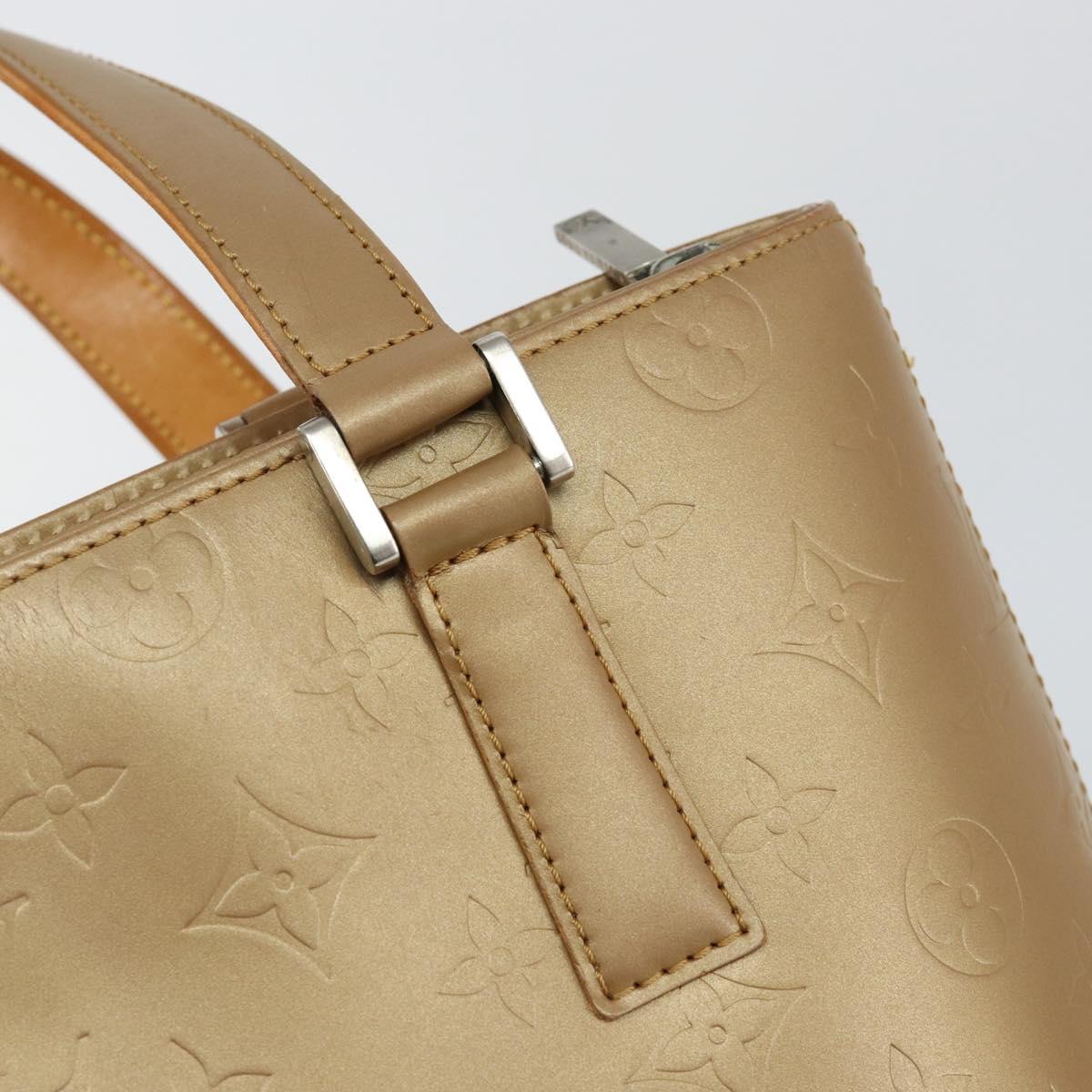LOUIS VUITTON Monogram Mat Stockton Tote Bag Amble M55117 LV Auth ep11033