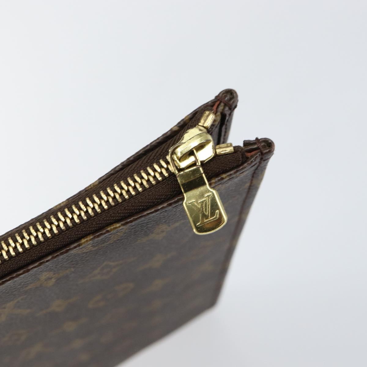 LOUIS VUITTON Monogram Posh Documents Briefcase M53457 LV Auth ep11038
