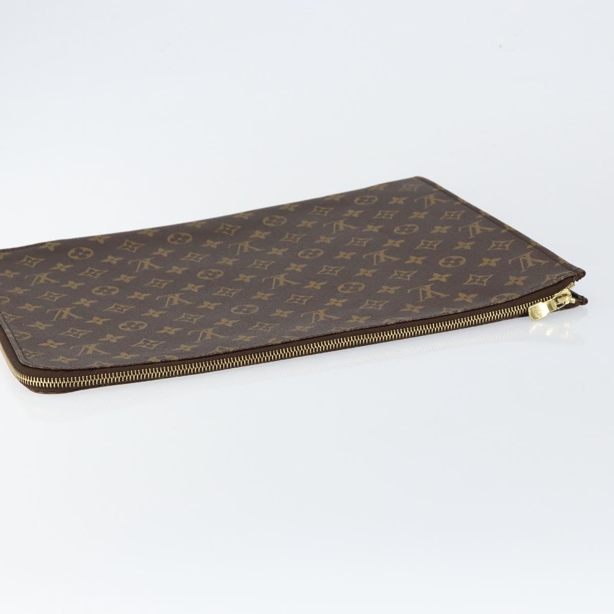 LOUIS VUITTON Monogram Posh Documents Briefcase M53457 LV Auth ep11038