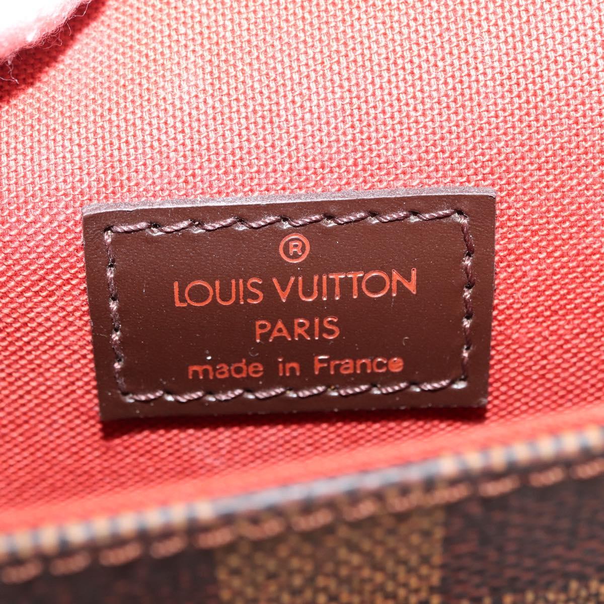 LOUIS VUITTON Damier Ebene Portello Shoulder Bag N45271 LV Auth ep11045