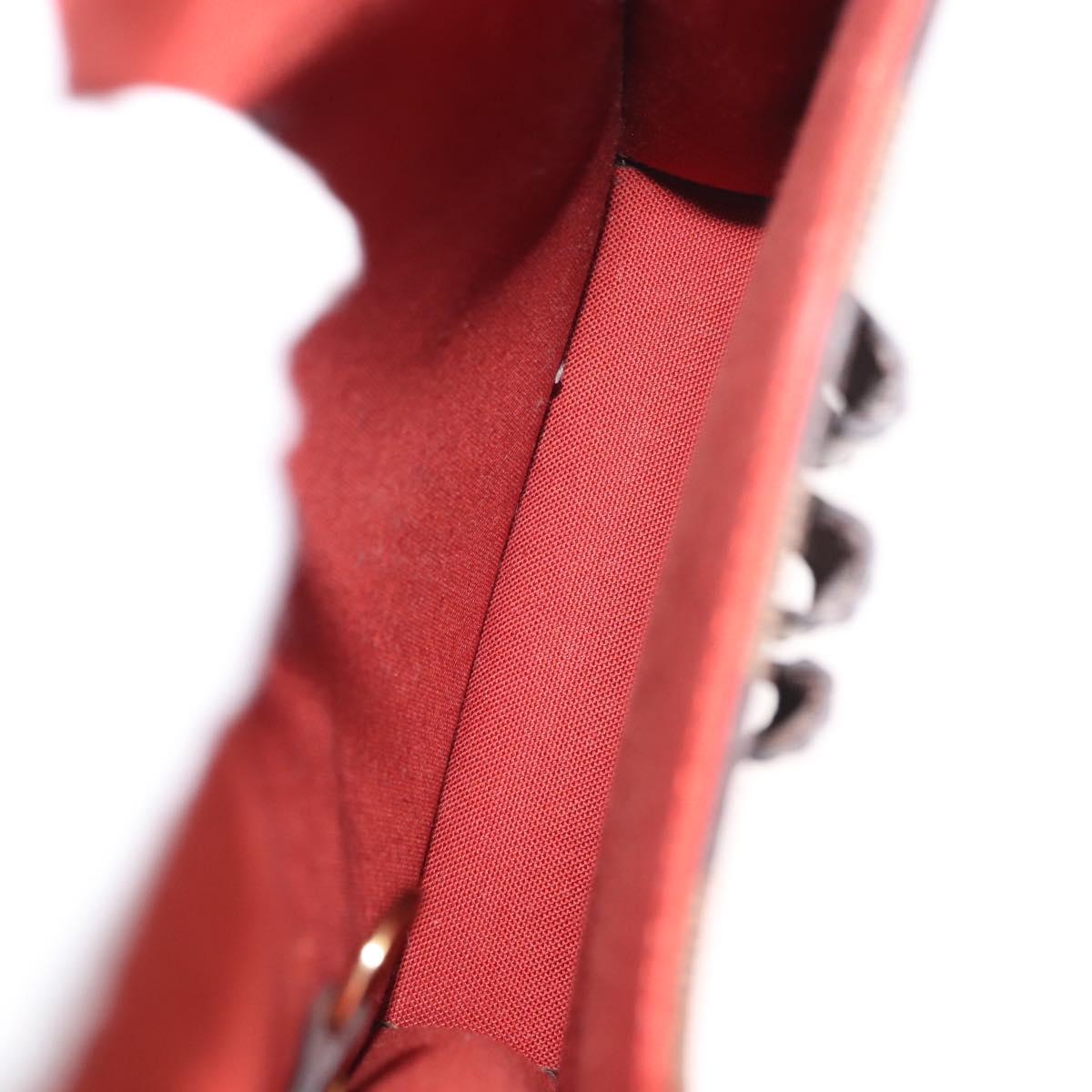 LOUIS VUITTON Damier Ebene Portello Shoulder Bag N45271 LV Auth ep11045