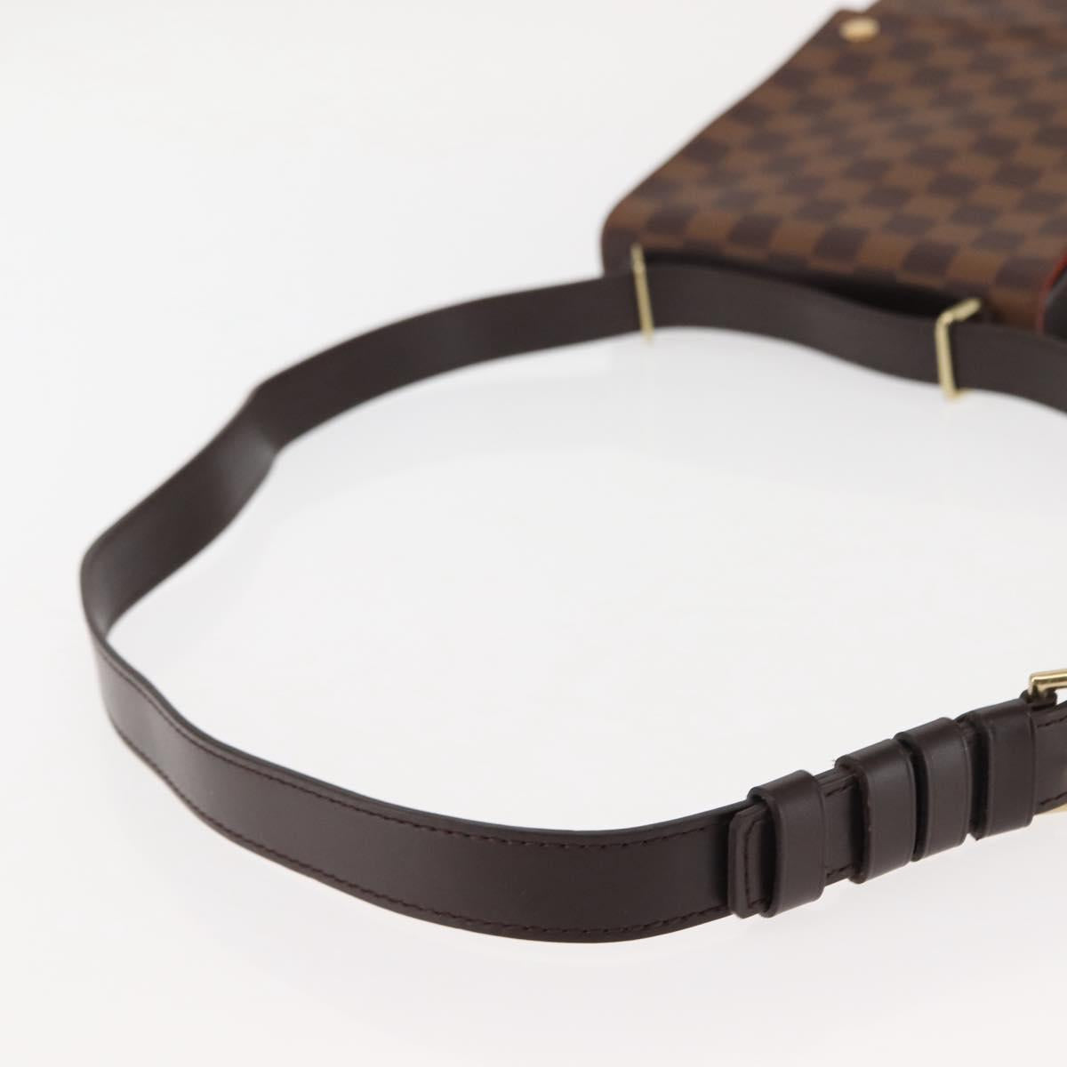 LOUIS VUITTON Damier Ebene Portello Shoulder Bag N45271 LV Auth ep11045