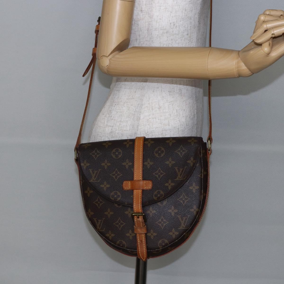 LOUIS VUITTON Monogram Chantilly MM Shoulder Bag M51233 LV Auth ep11058