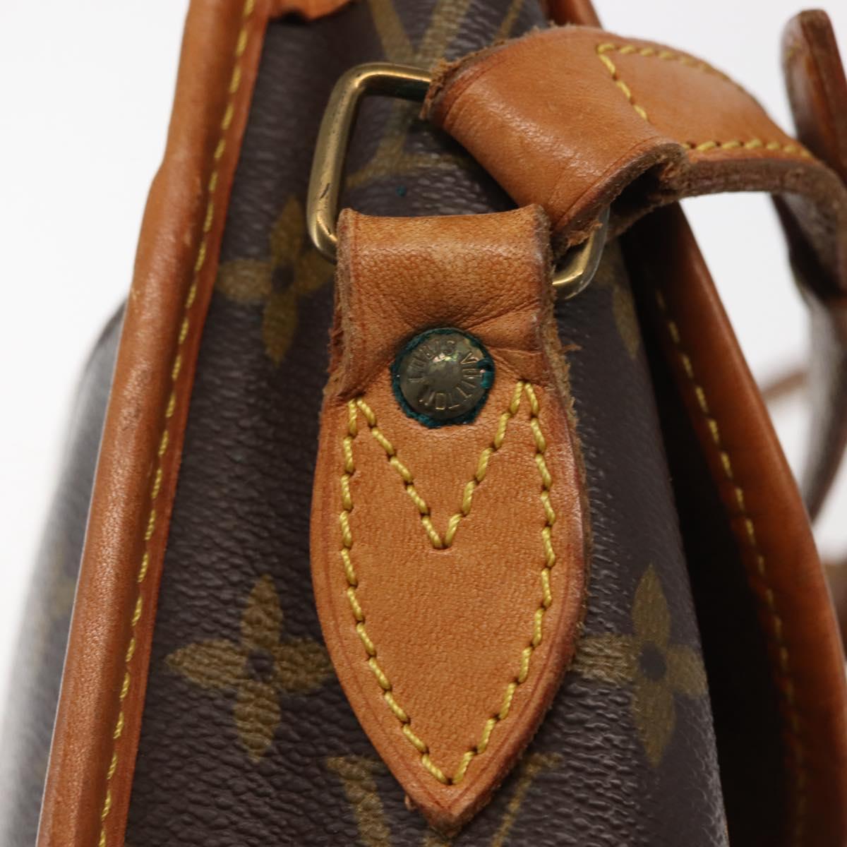 LOUIS VUITTON Monogram Gibeciere MM Shoulder Bag M42247 LV Auth ep11068
