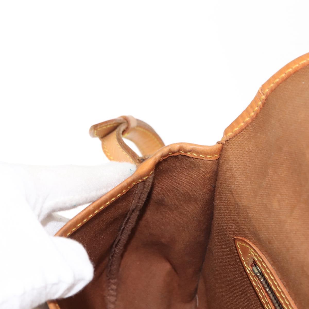 LOUIS VUITTON Monogram Gibeciere MM Shoulder Bag M42247 LV Auth ep11068