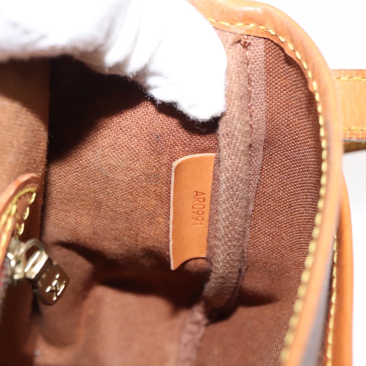 LOUIS VUITTON Monogram Gibeciere MM Shoulder Bag M42247 LV Auth ep11068